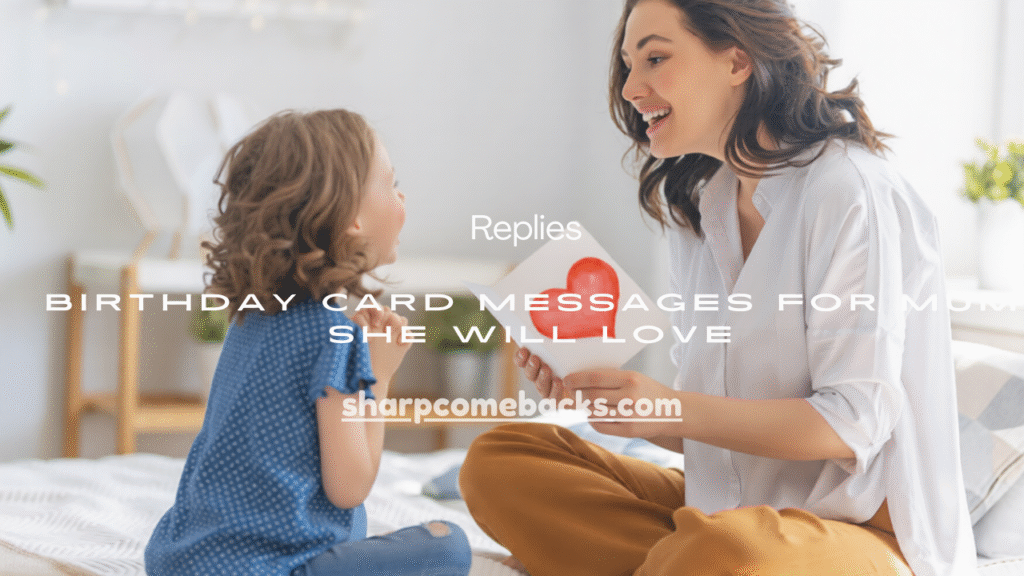 Birthday Card Messages for Mum 
