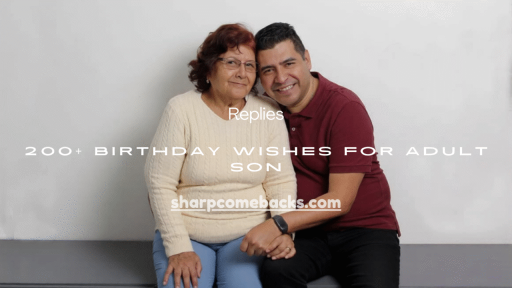 Birthday Wishes for Adult Son