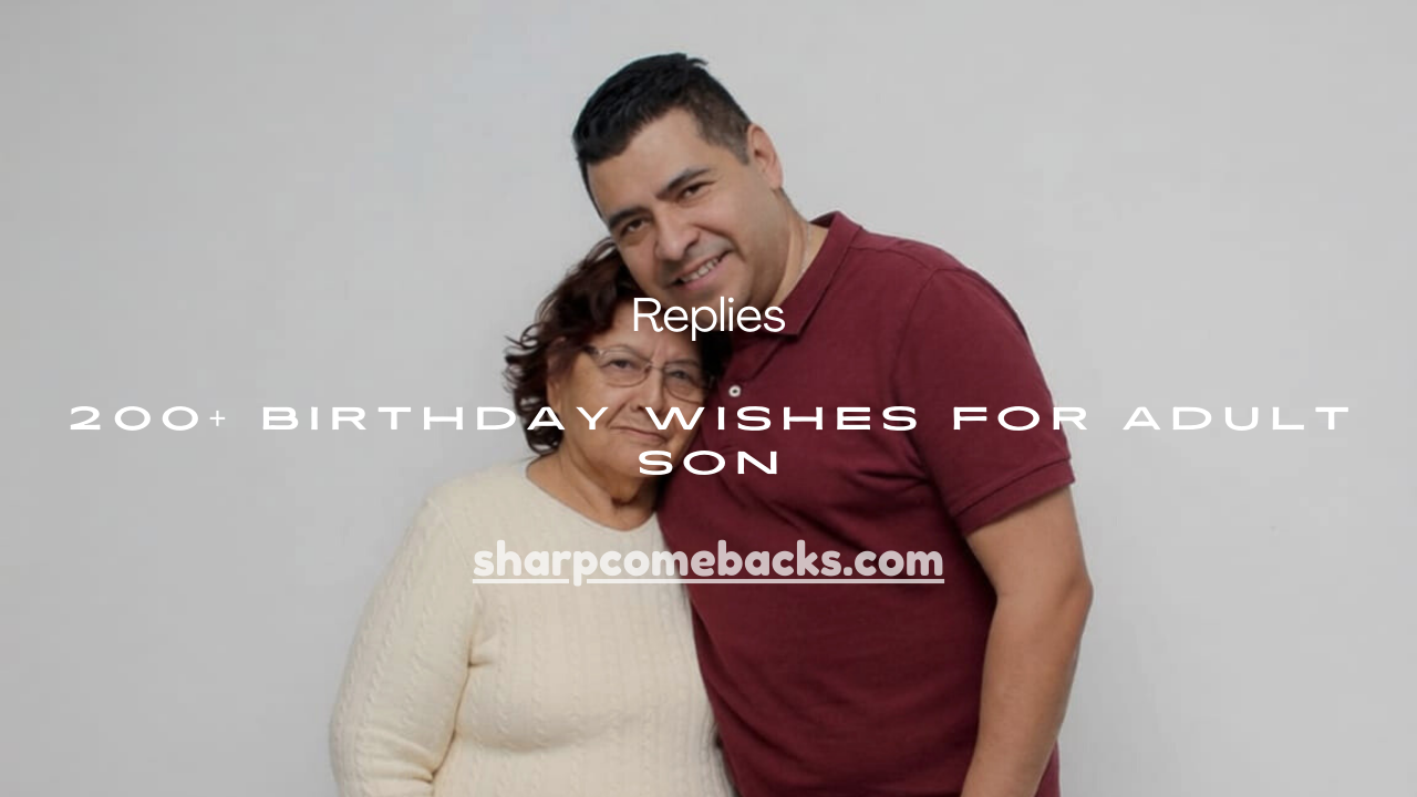 Birthday Wishes for Adult Son