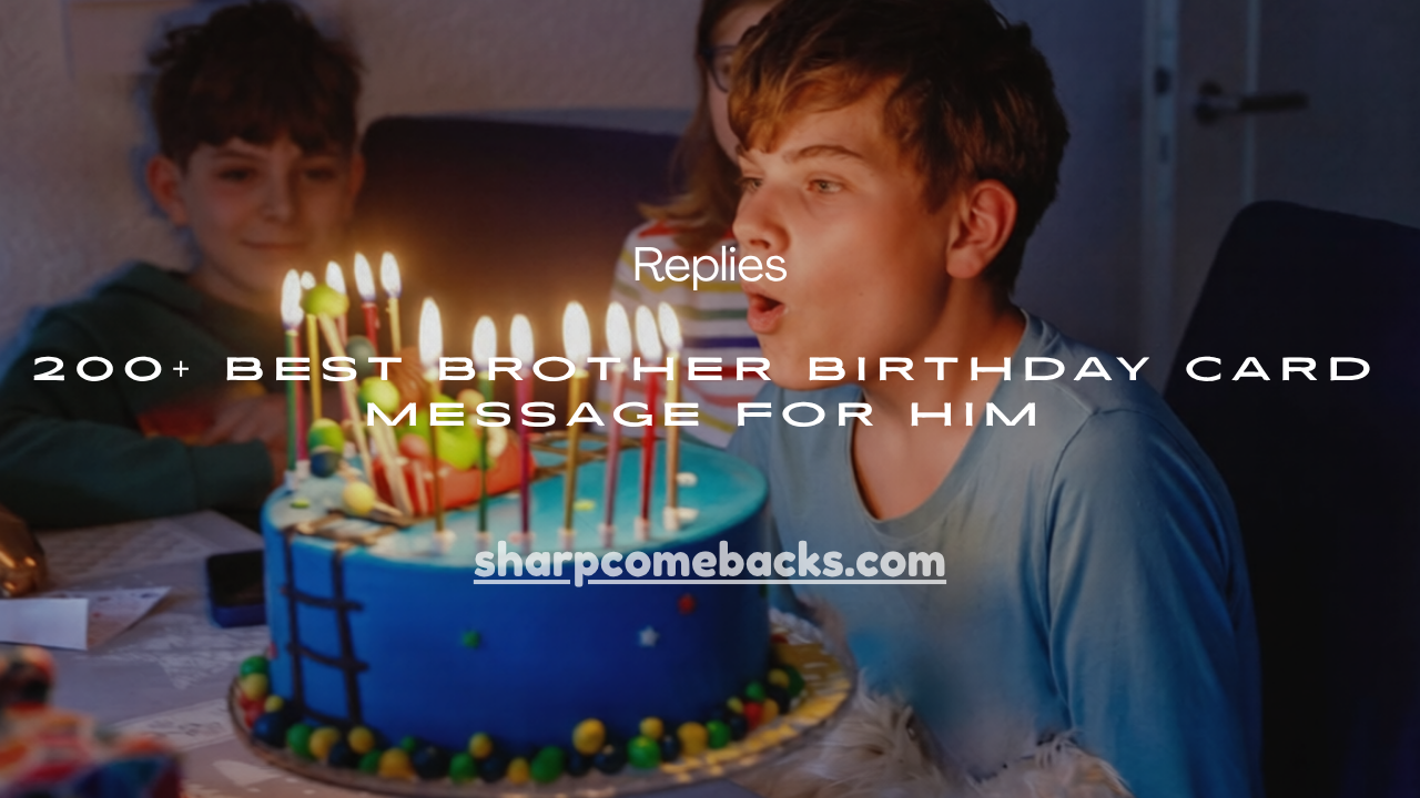 Brother Birthday Card Message