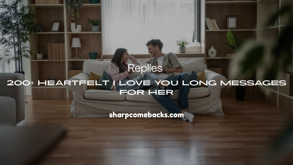 I Love You Long Messages for Her