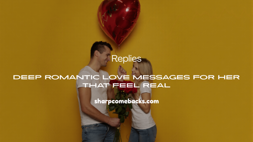 Deep Romantic Love Messages