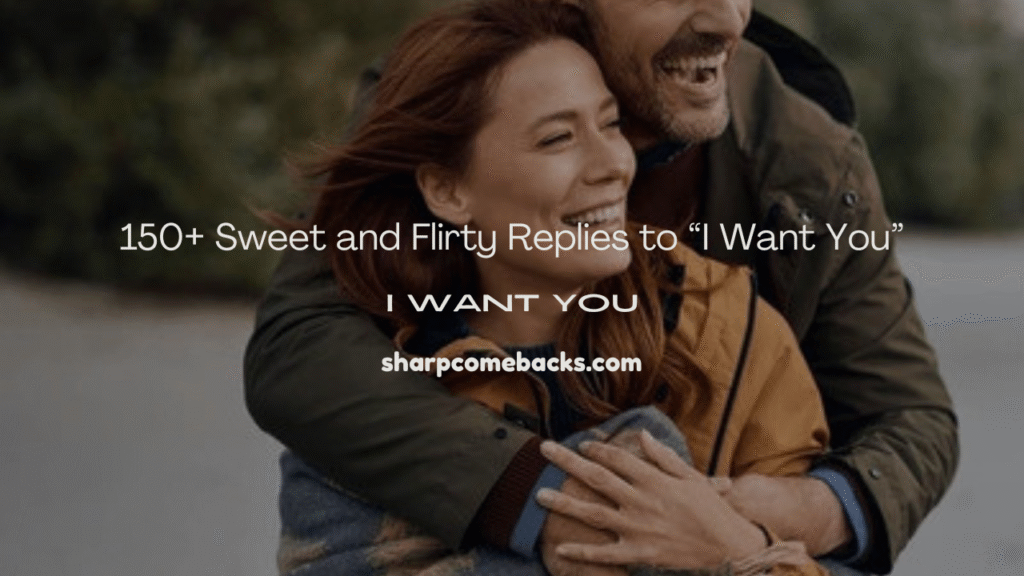  I want you 