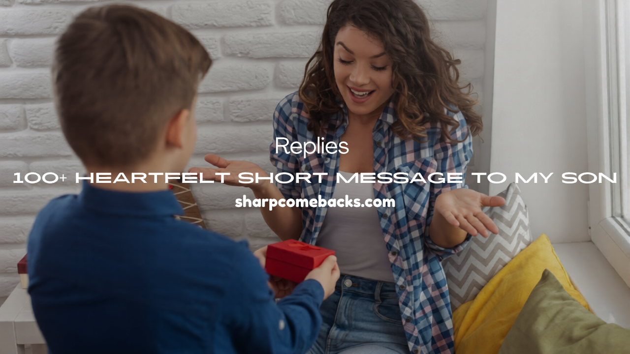 Short Message to My Son