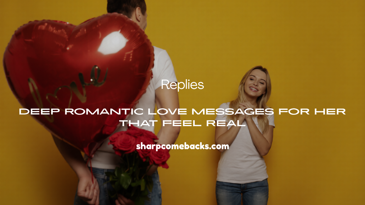 Deep Romantic Love Messages