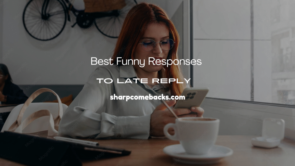 Funny Responses to Late Reply