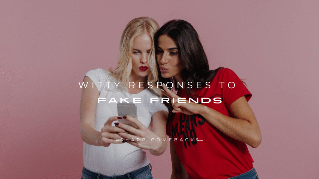 Responses to Fake Friends