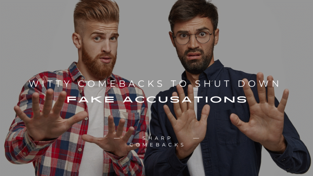 Shut Down Fake Accusations