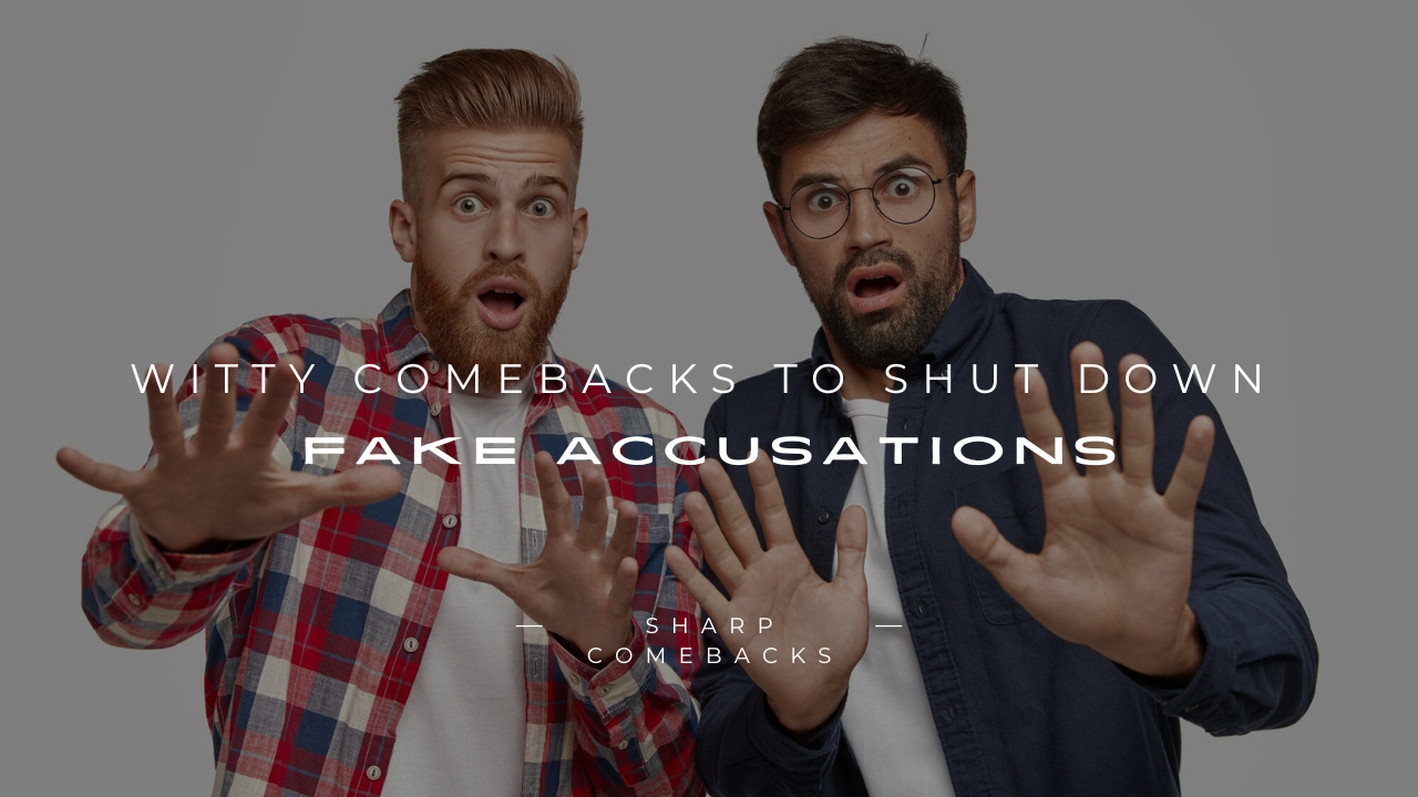 Shut Down Fake Accusations
